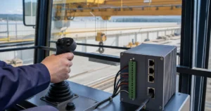 Profinet industrial joystick — crane pulpit multi-axis master with fieldbus gateway